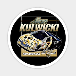 Alan Kulwicki Army Car 90s Retro Magnet